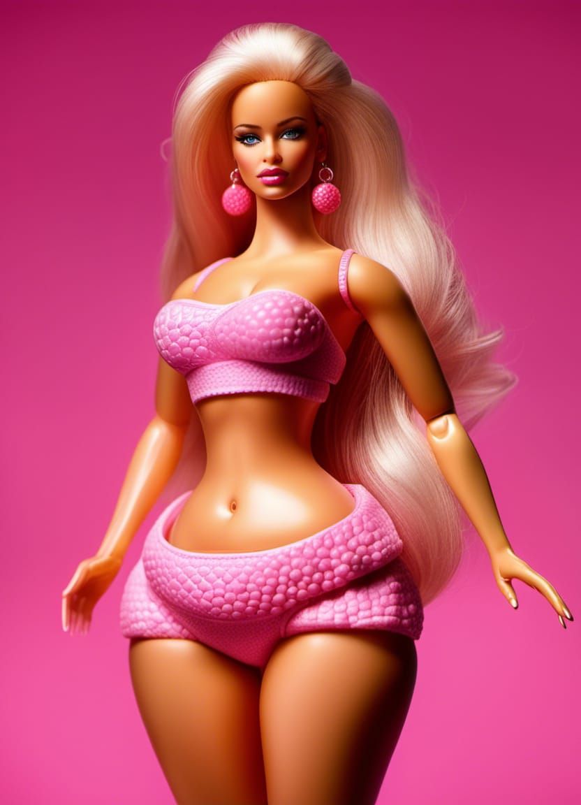 Hyperrealistic Cellulite Barbie: A New Perspective