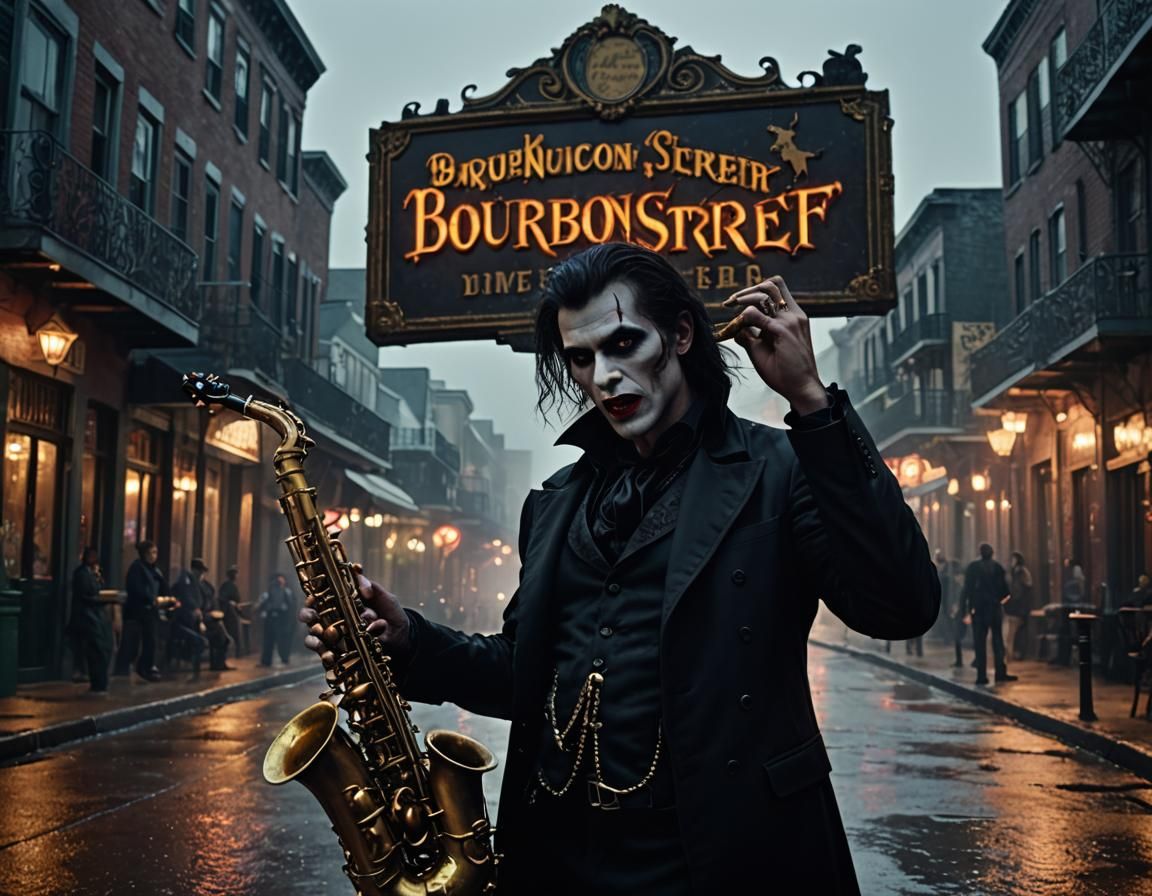 Gothic Vampire's Bourbon Street Serenade