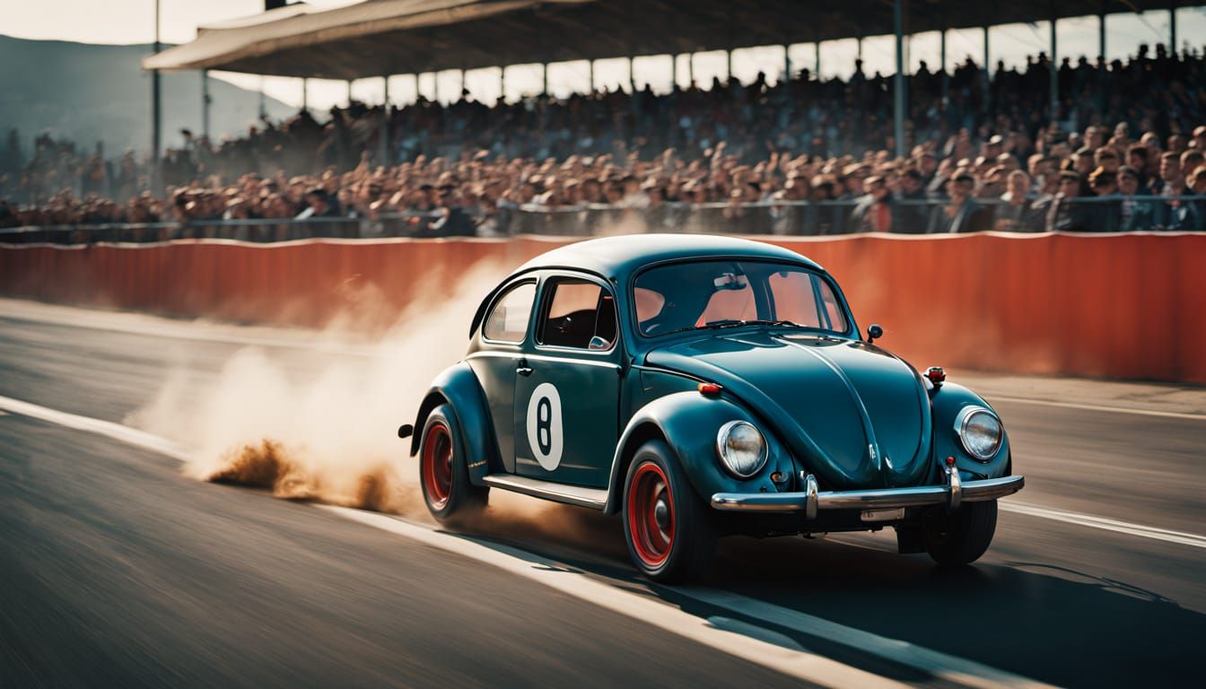 Vintage VW Beetle Springs to Life in Cinematic Burst of Spee...