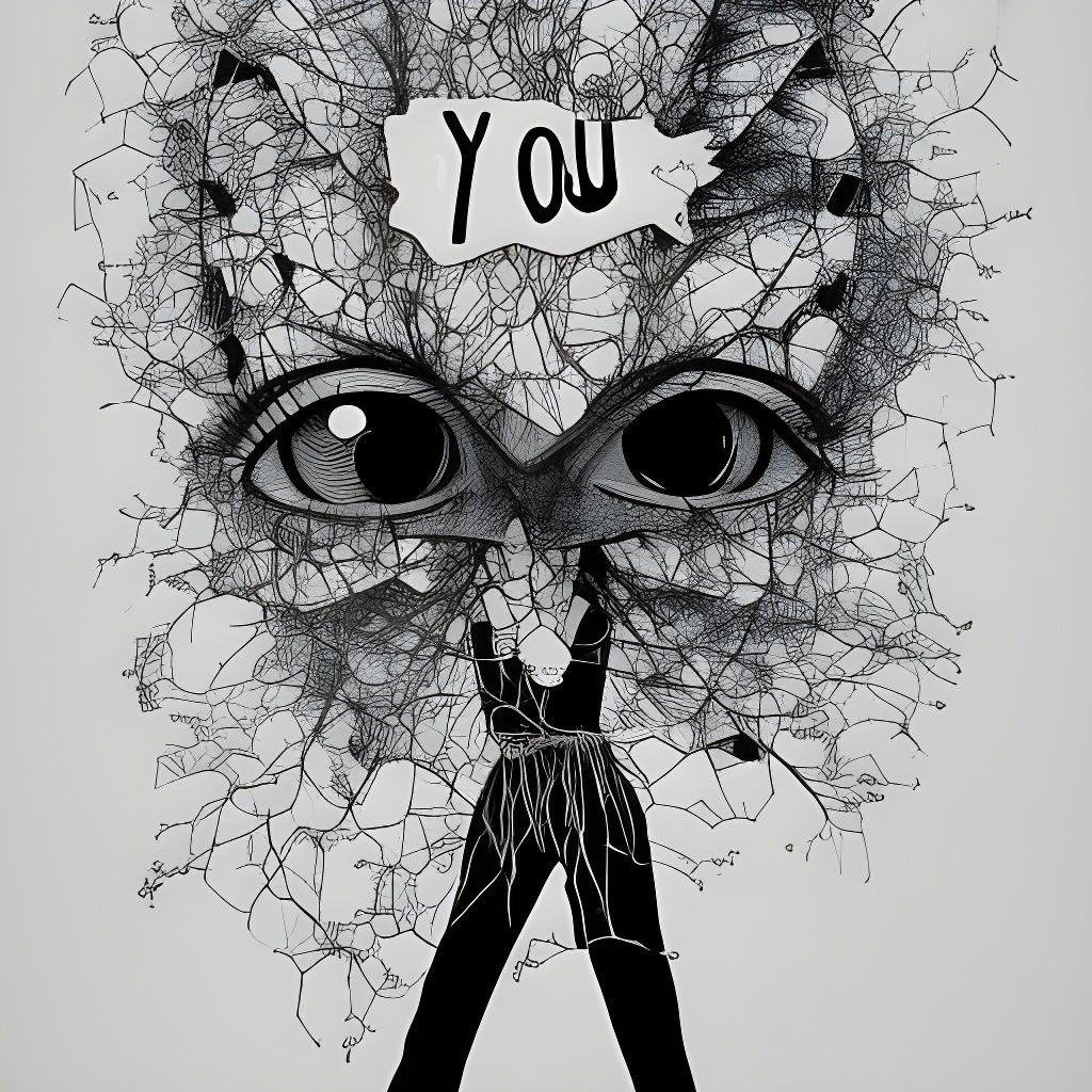 Surreal Floral Word Art in Neo-Victorian Style