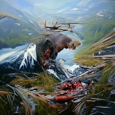 Timothy Treadwell's Demise: An Oil Painting