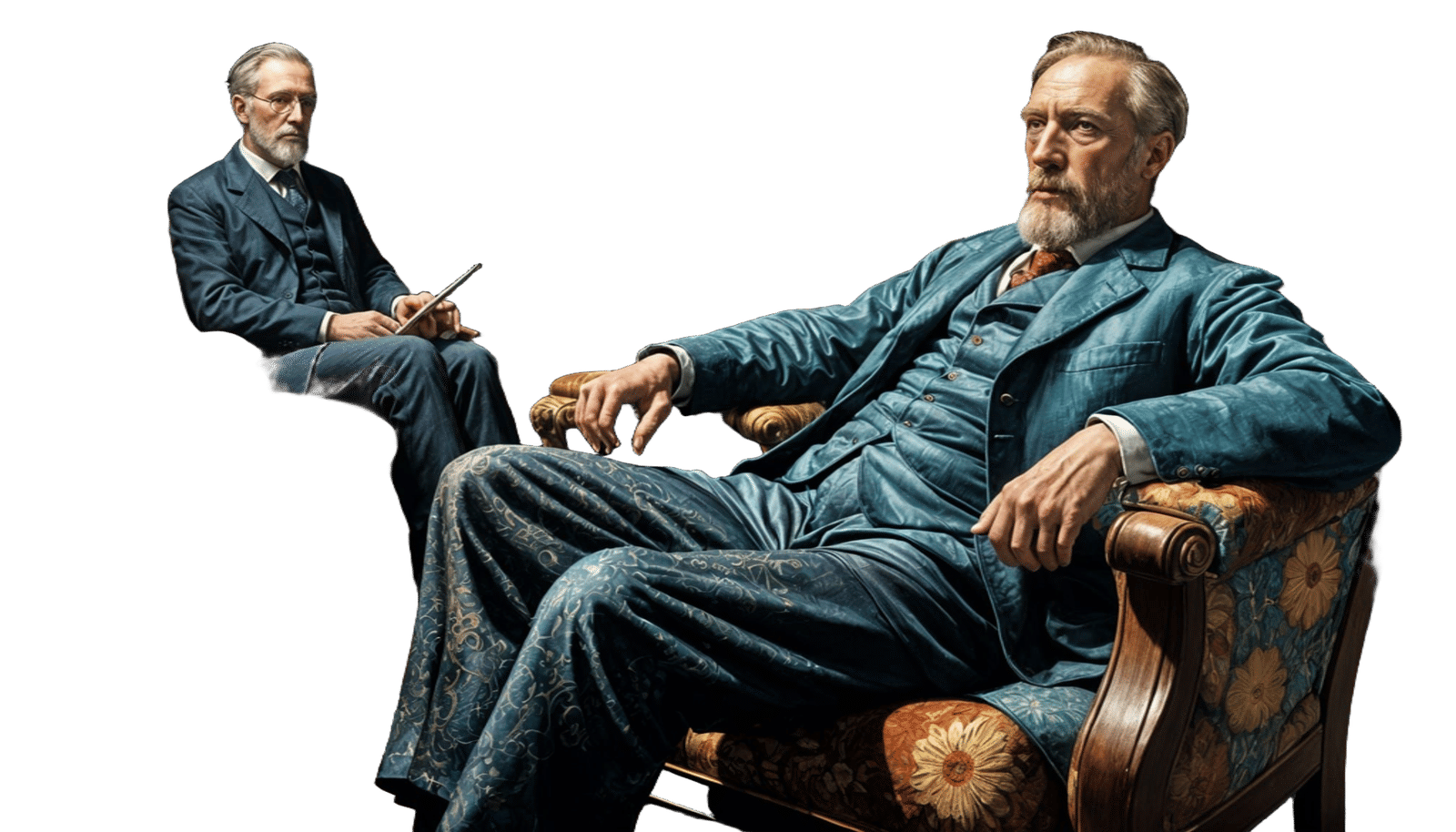 Van Gogh's Psychoanalysis: Hyperrealistic Digital Art