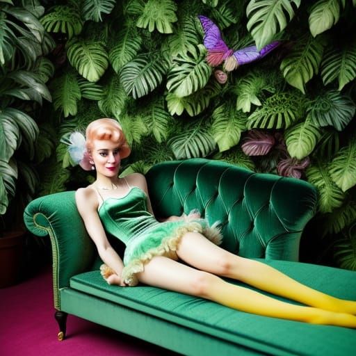 Vintage Pin-Up Portrait in von Unwerth Style