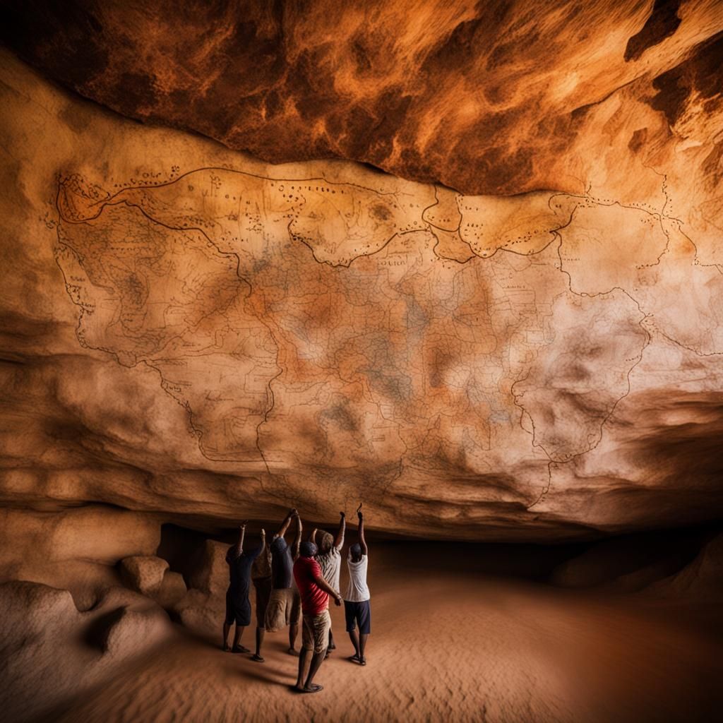 Ancient Aboriginal Map Discovered in Australian Cave