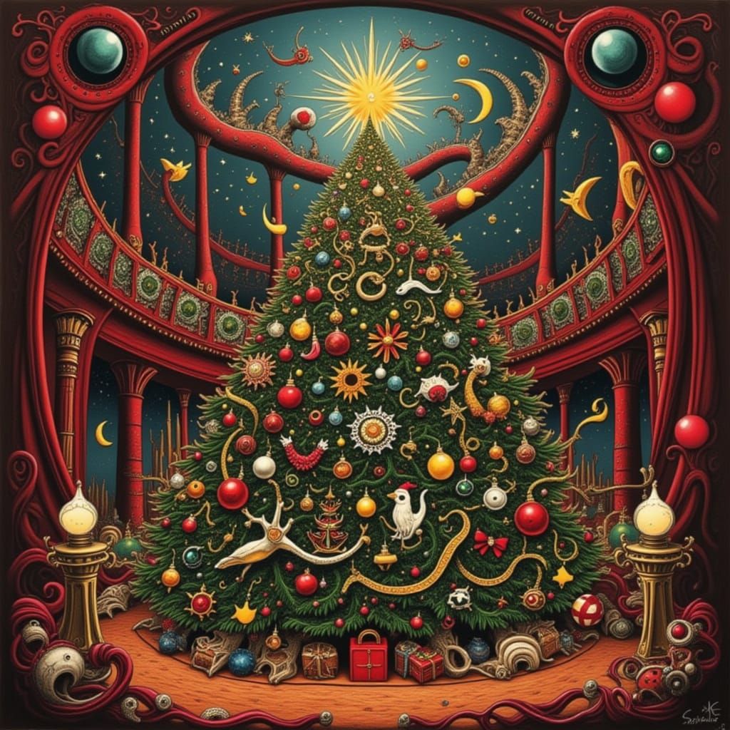 <lora:NIGHTMARE ENGIN FLUX:1.0> <lora:DRAGON BATTLE:1.0> <lora:KILLER QUEEN:1.0> <lora:SQUIGGLE SEA:1.0> image of an eno...