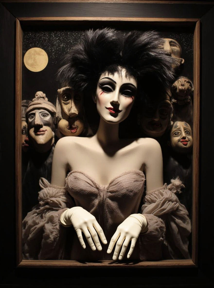 Berlin Cabaret Poster: Weimar Expressionism Nightlife