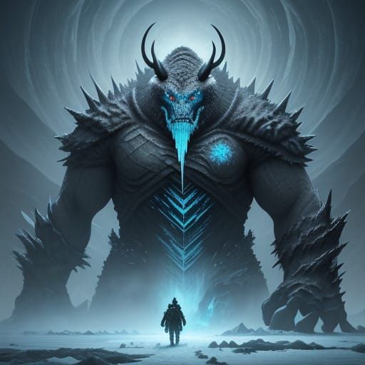 Frost Behemoth, a Towering Winter Titan