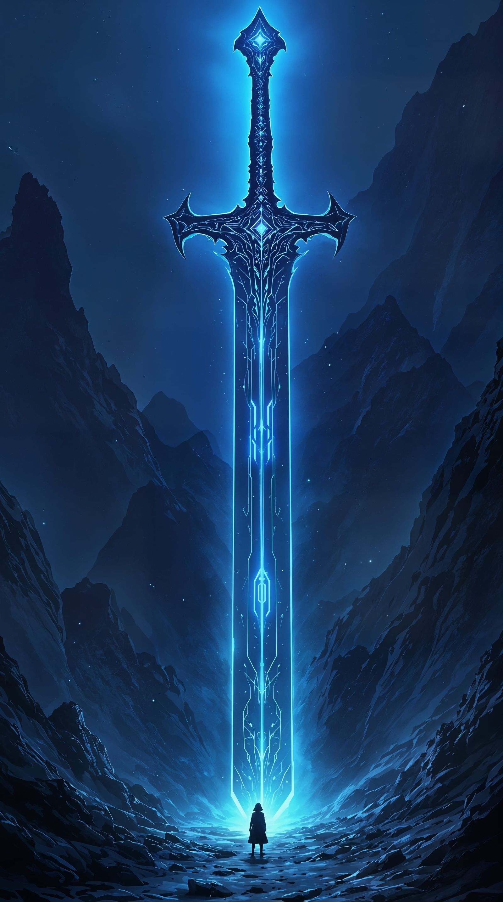 Mystical Guardian of the Azure Blade