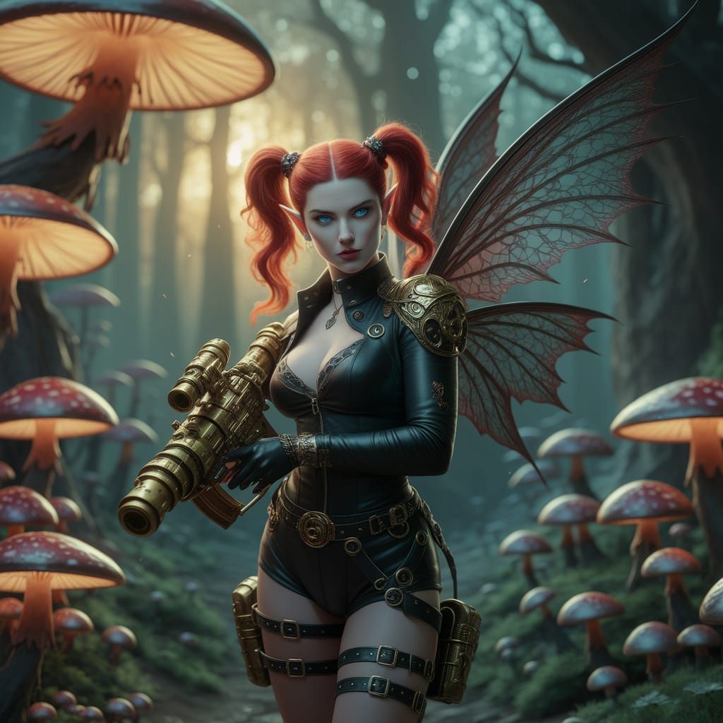 Maya loves things that go Boom! her favourite Aether weapon