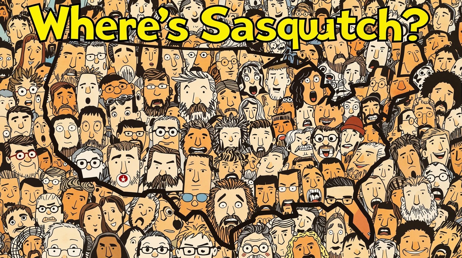 Sasquatch in the USA: A Where's Waldo Style Puzzle