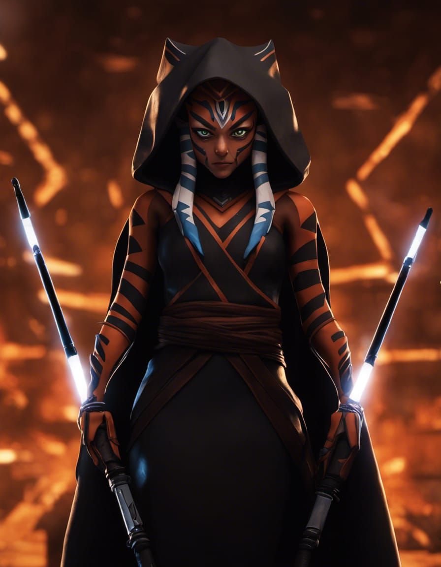 Darth Ahsoka: Evil Anime Concept Art