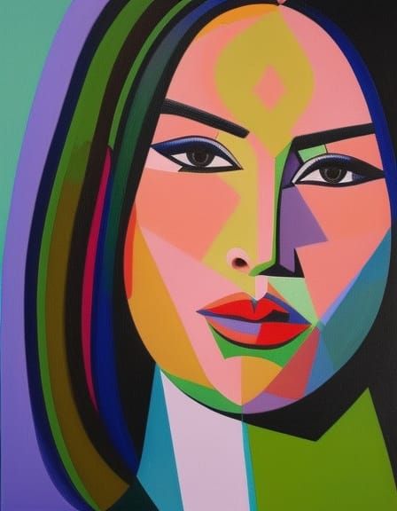 Olivia Munn by Pablo Picasso