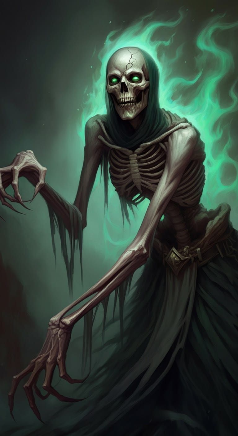 The Twisted Hunger of the Heart: A Shadowy Wraith in a Cyphe...