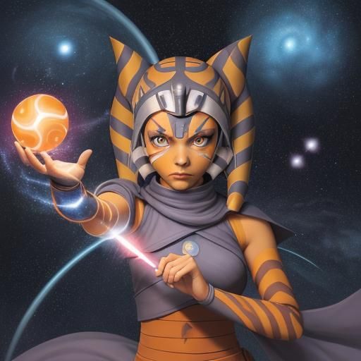 Ahsoka as Naruto with Galaxy Orb