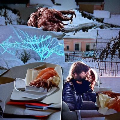The Thing and Lady D on a Date