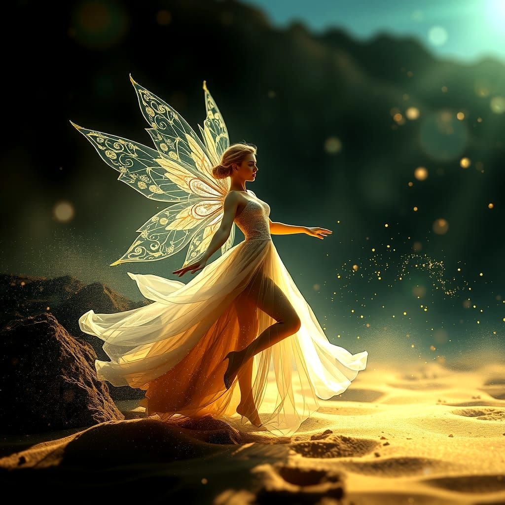 Exotic Fairy Dances in Moonlight with Stardust