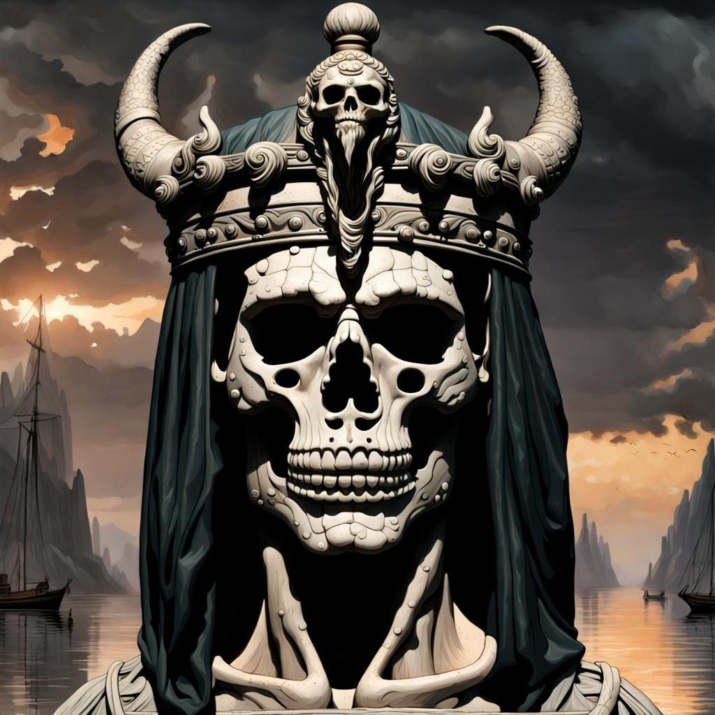 Charon the Ferryman: A Human-Faced Depiction