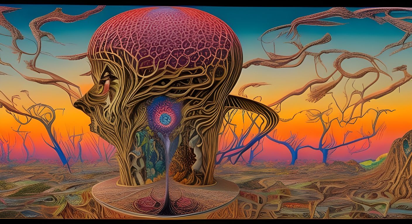 Surreal Landscape Inspired by Visionary Art