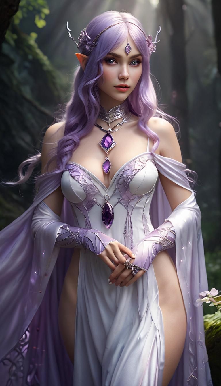 Elvish Grace Selunite Cleric