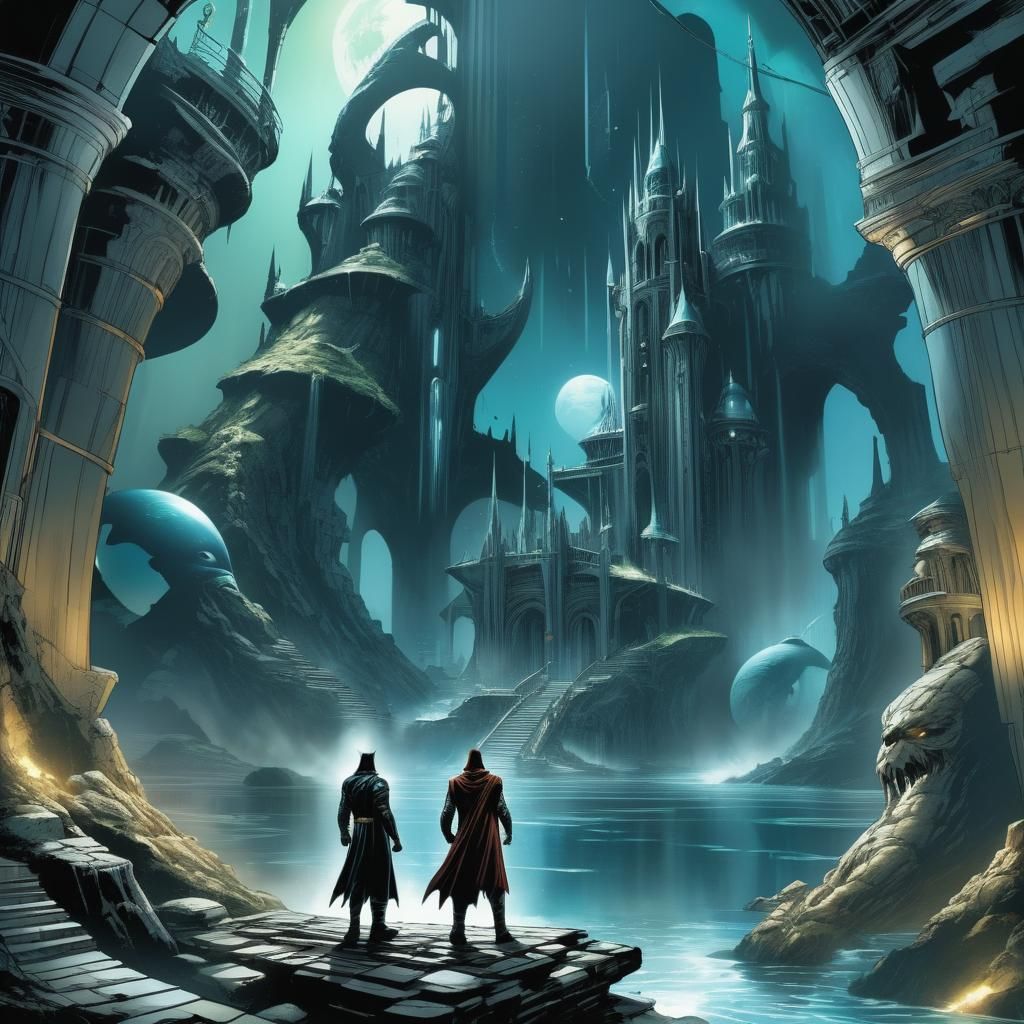 Atlantis Fantasyworld Comic Book Art by Zircher