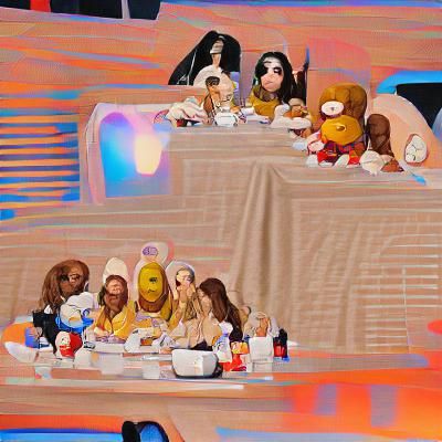 Renaissance Style Last Supper Painting
