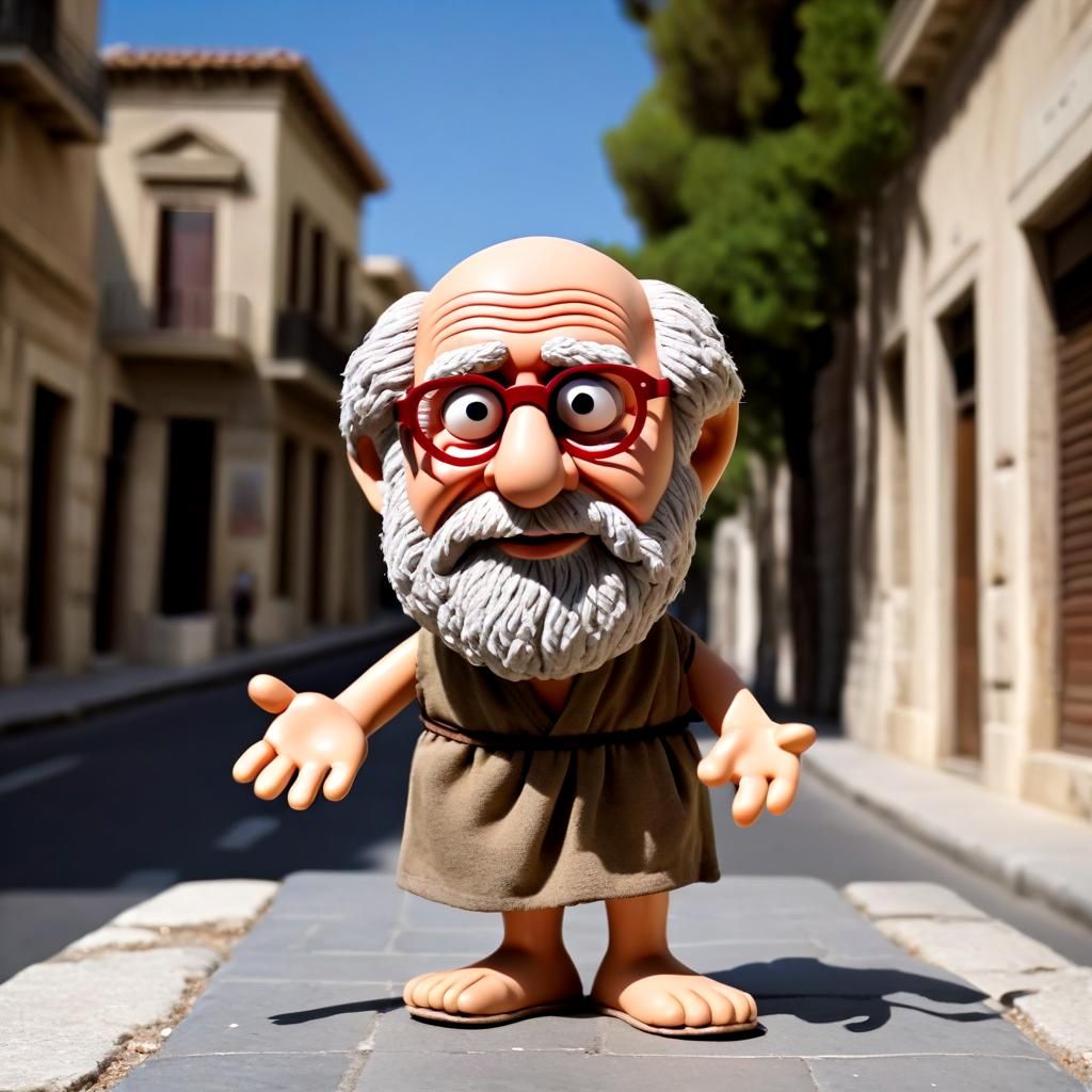 Modern Socrates in the streets: "Where are the citizens who know that they know nothing?"