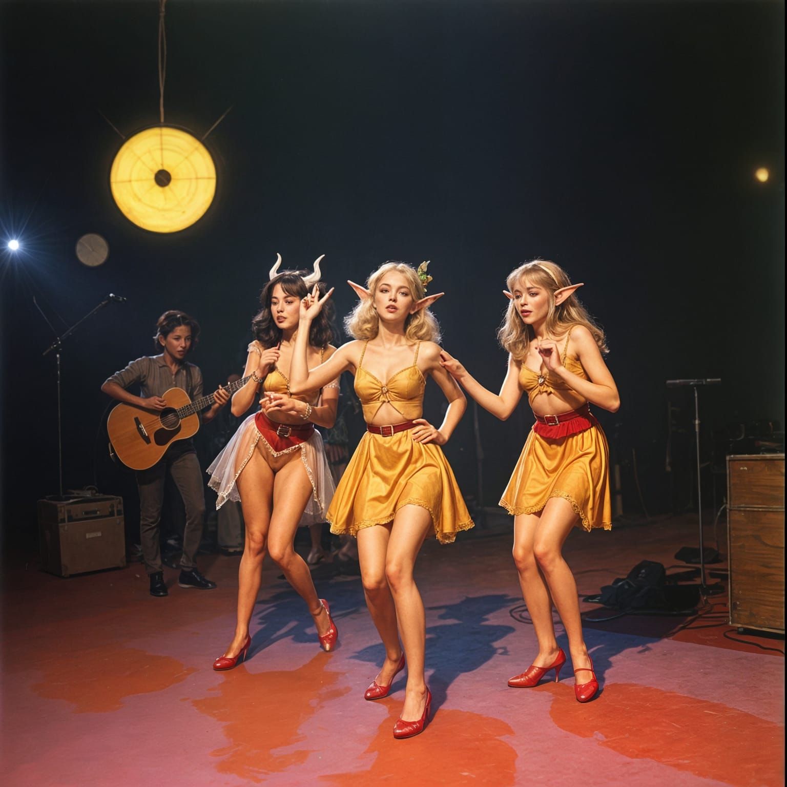 1960s Elven Gogo Dancers at Gnome Club