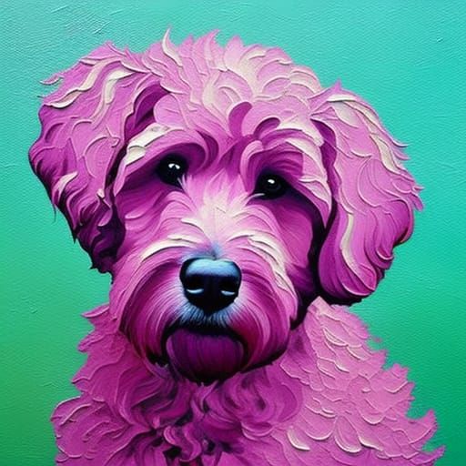Pink Labradoodle