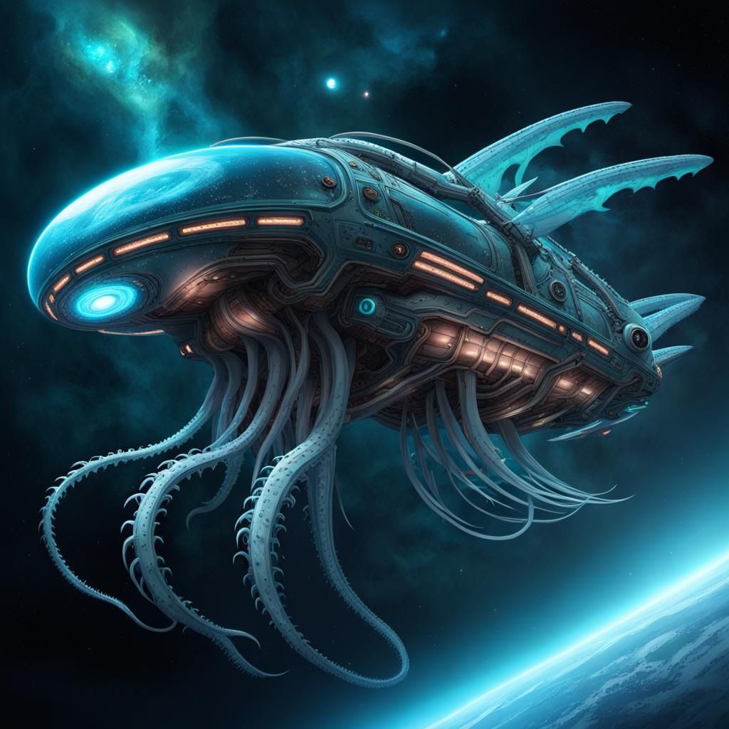 a living biomechanical spaceship