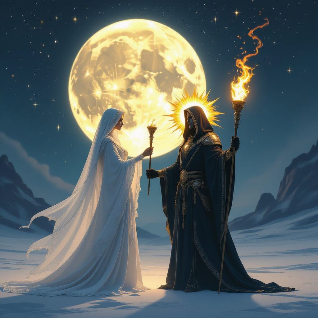 Cosmic Dance of Light and Shadow