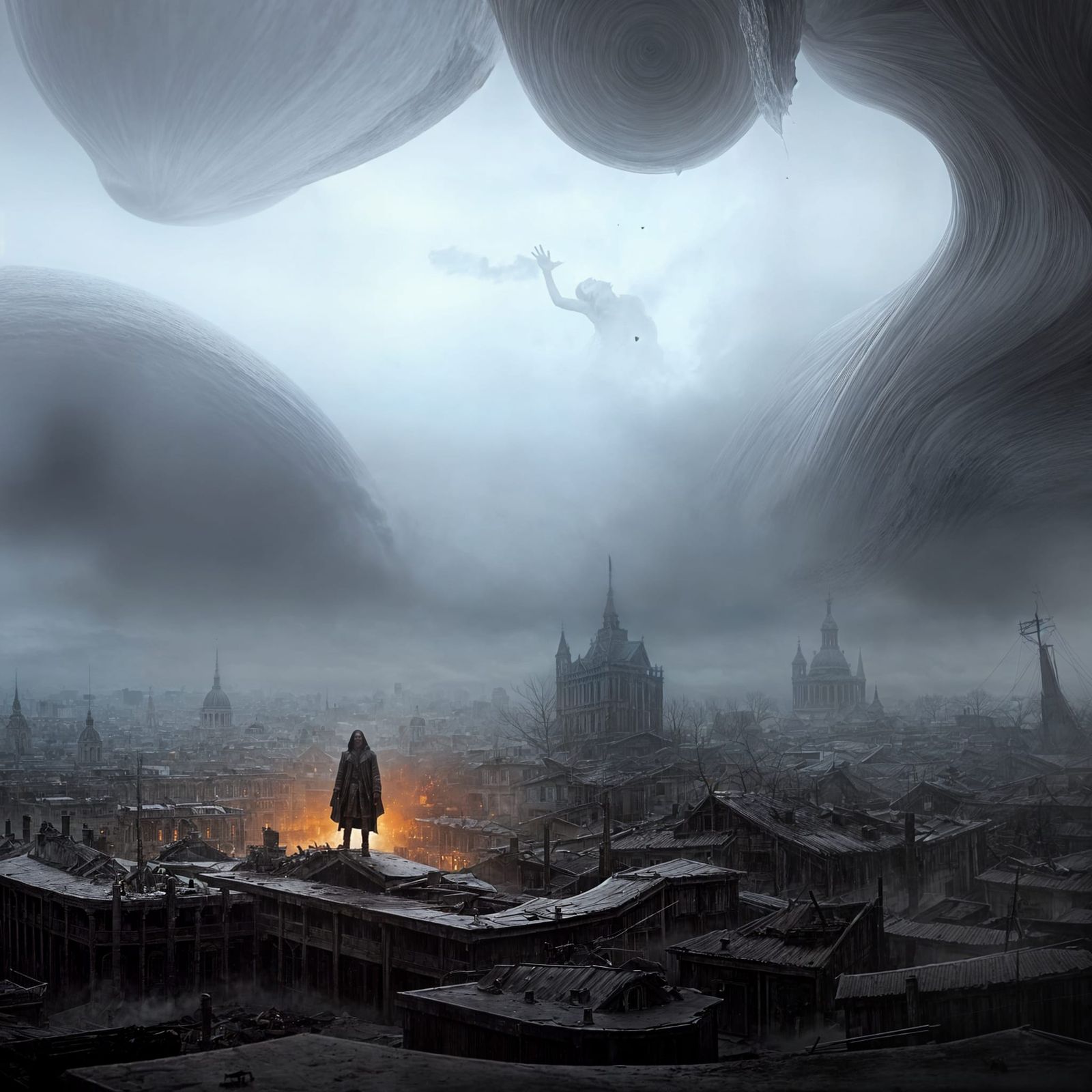 AI Generated Image: In Violent Times