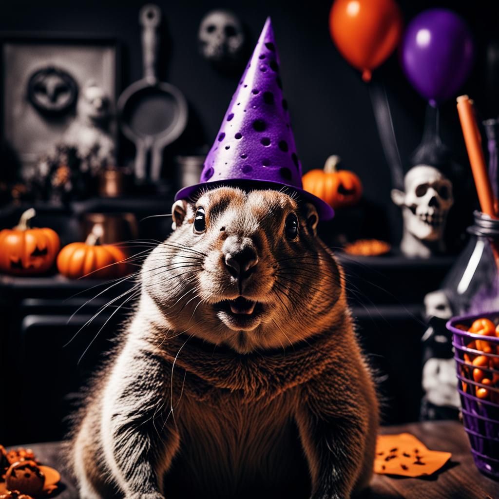 Scary Gopher's Halloween Party: Film Noir Portrait
