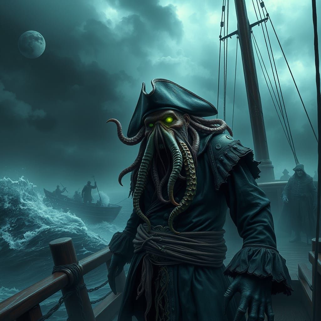 Davy Jones on the Flying Dutchman: Gothic Horror