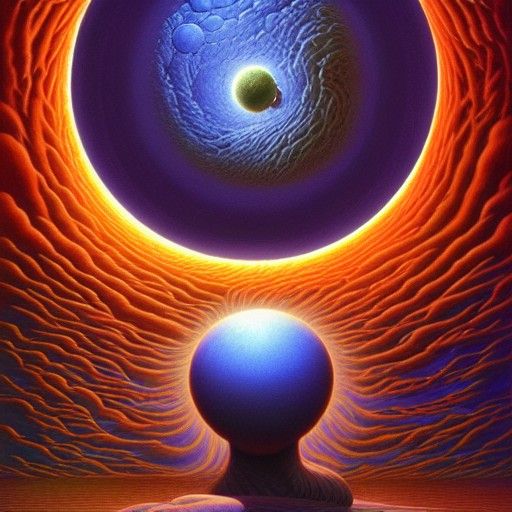 Kuwabara Celestial Illustration in Hyperreal Digital Art