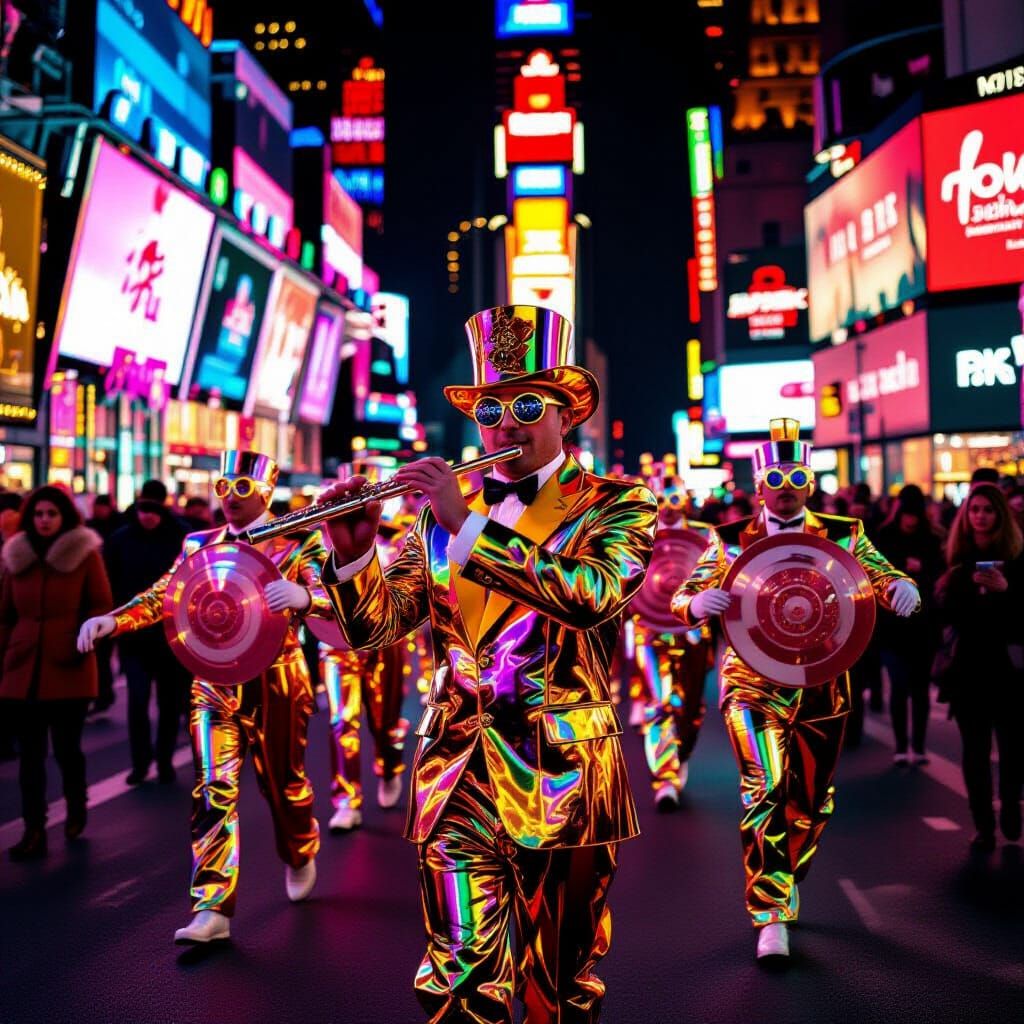 Pied Piper of Ham Leads Meaty Parade