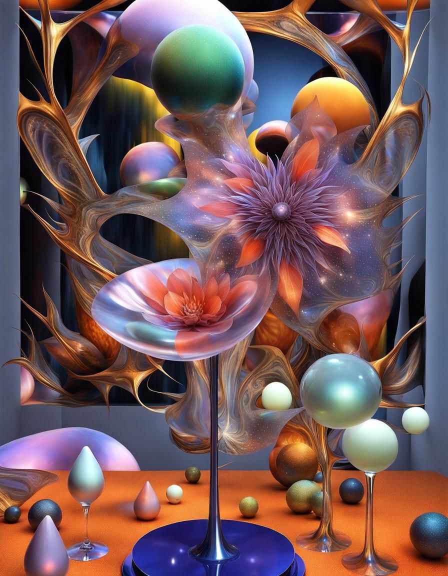 Exquisite Alien Life Forms in Surreal Style