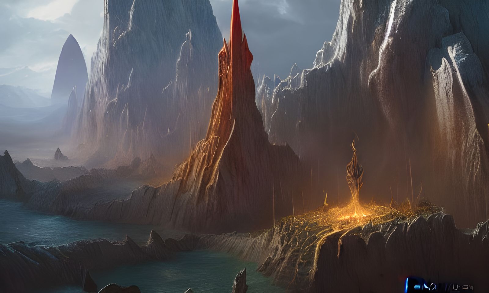 Hyperrealistic Asgard Illustration in 3D