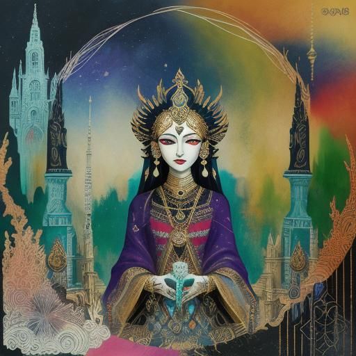 Mixed-Media Portrait: Destiny Satureya