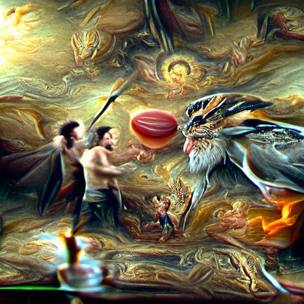 Epic Battle: Lucifer versus Jesus on Jupiter