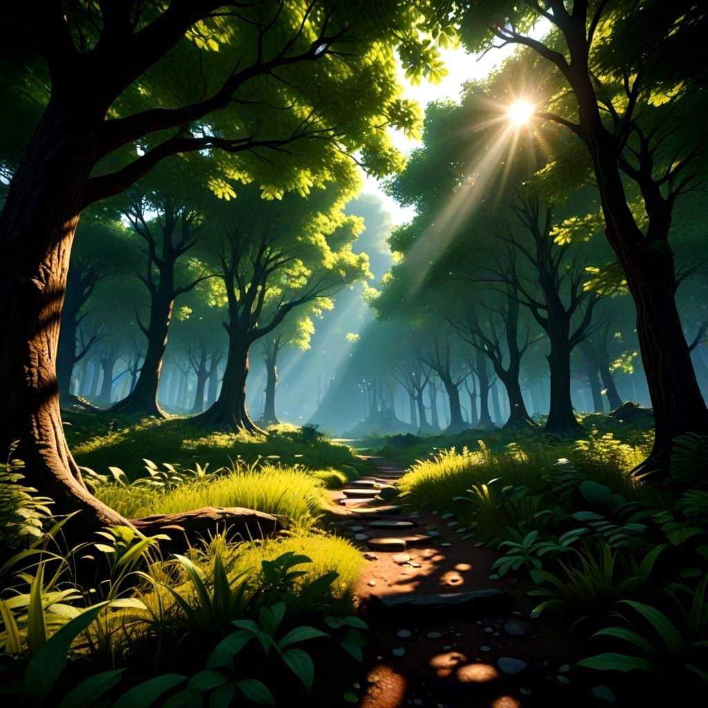 Nature's Mystical Realms in Unreal Engine 3D