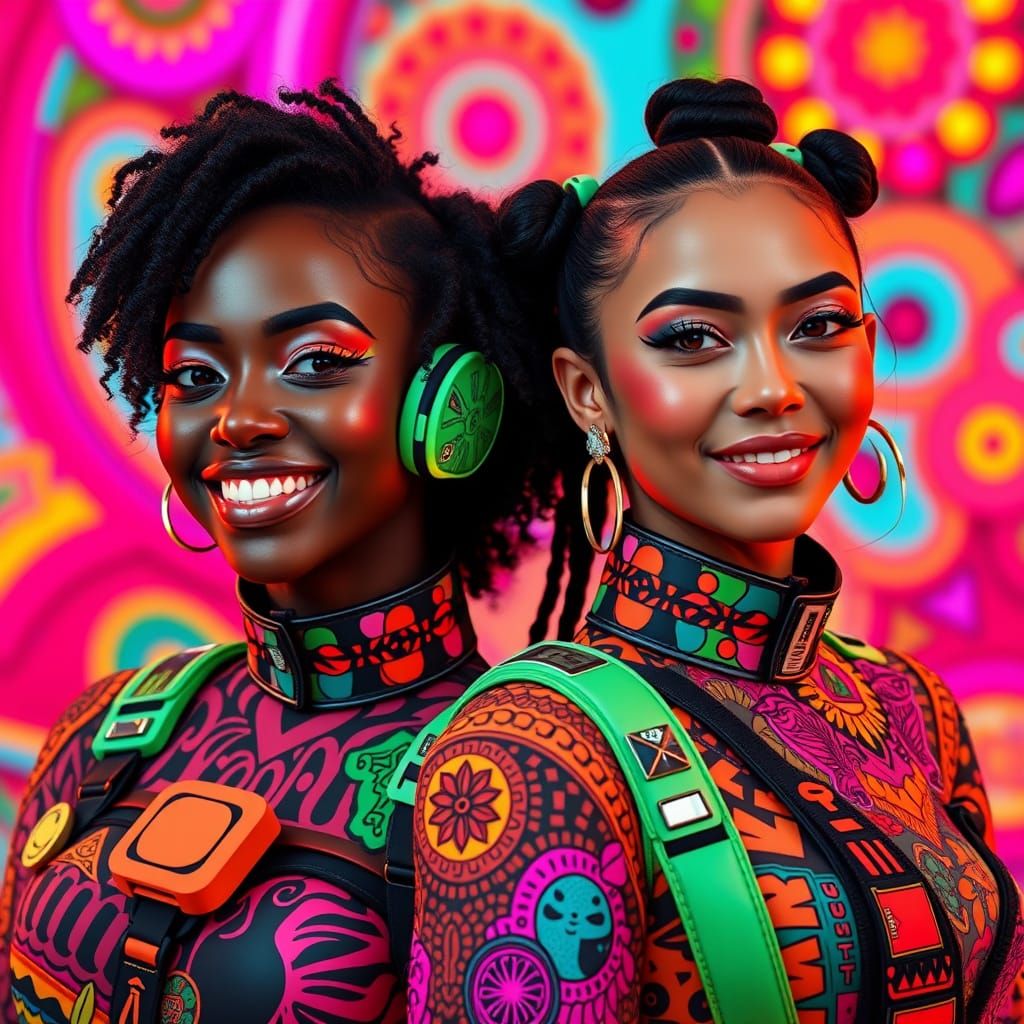 Futuristic Vegan Streetwear in a Surreal World