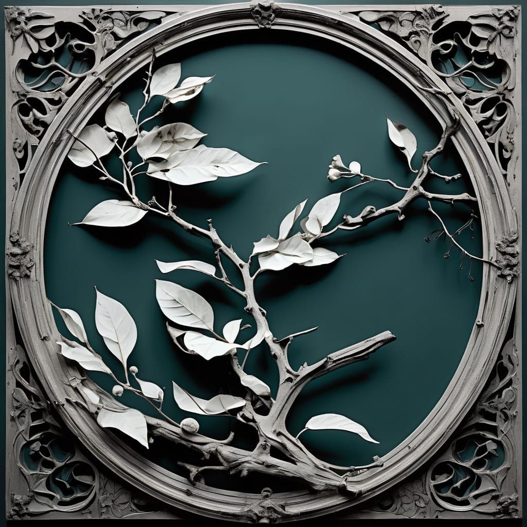 The Cyanide Elegy (Prunus laurocerasus – Cherry Laurel)
Palette:
Gradient: Frosted Cyan #A7E3E3 → Dusky Petal Pink #DAA...