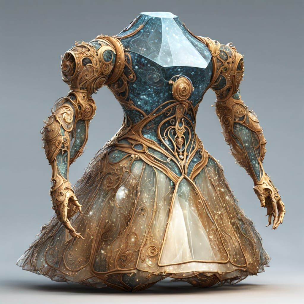 Glass Dress Golem