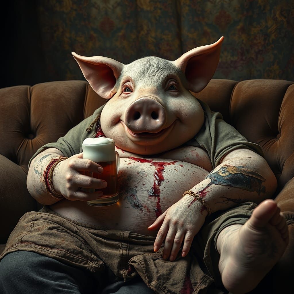 "Should I go vote" - asked the Fat Pig.