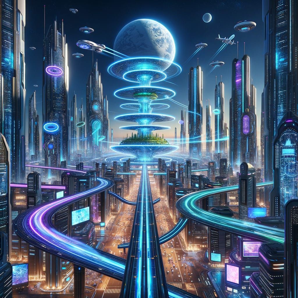 Epic Futuristic Metropolis