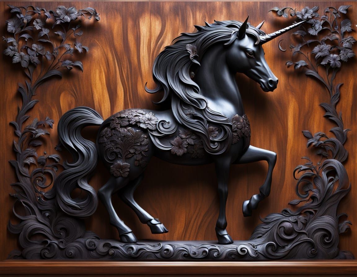 Nouveau Ebony, Unicorn (Carienscreations's 🔠 🔠 🔠 ❓❓❓ 🔠 �...