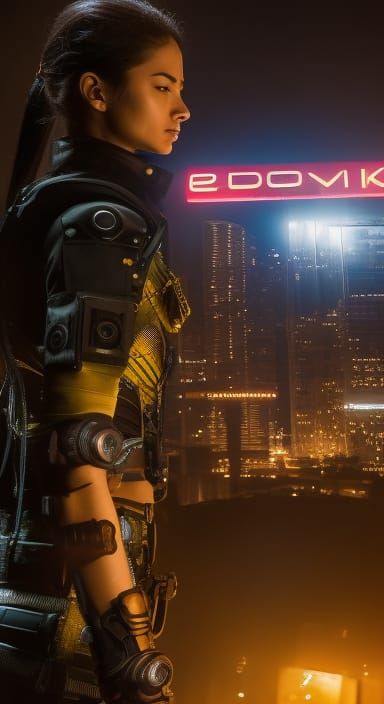 Cyberpunk Commando Duo in Biopunk Style