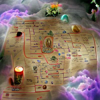 Mystical Map Guiding to the Afterlife
