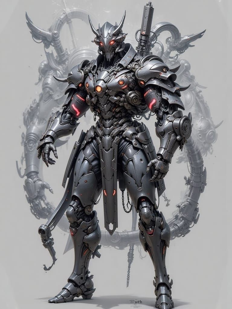 Full Body Cyborg Woman