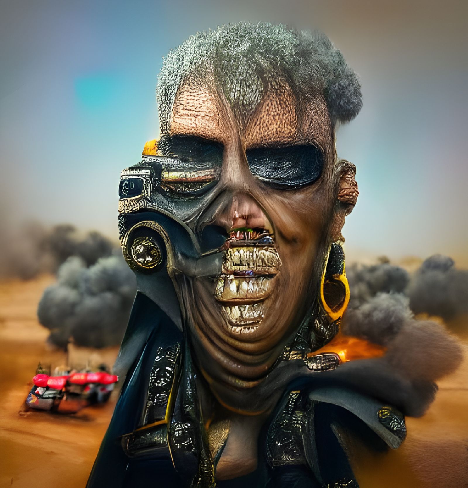 Menacing Mad Max Villain in High Resolution